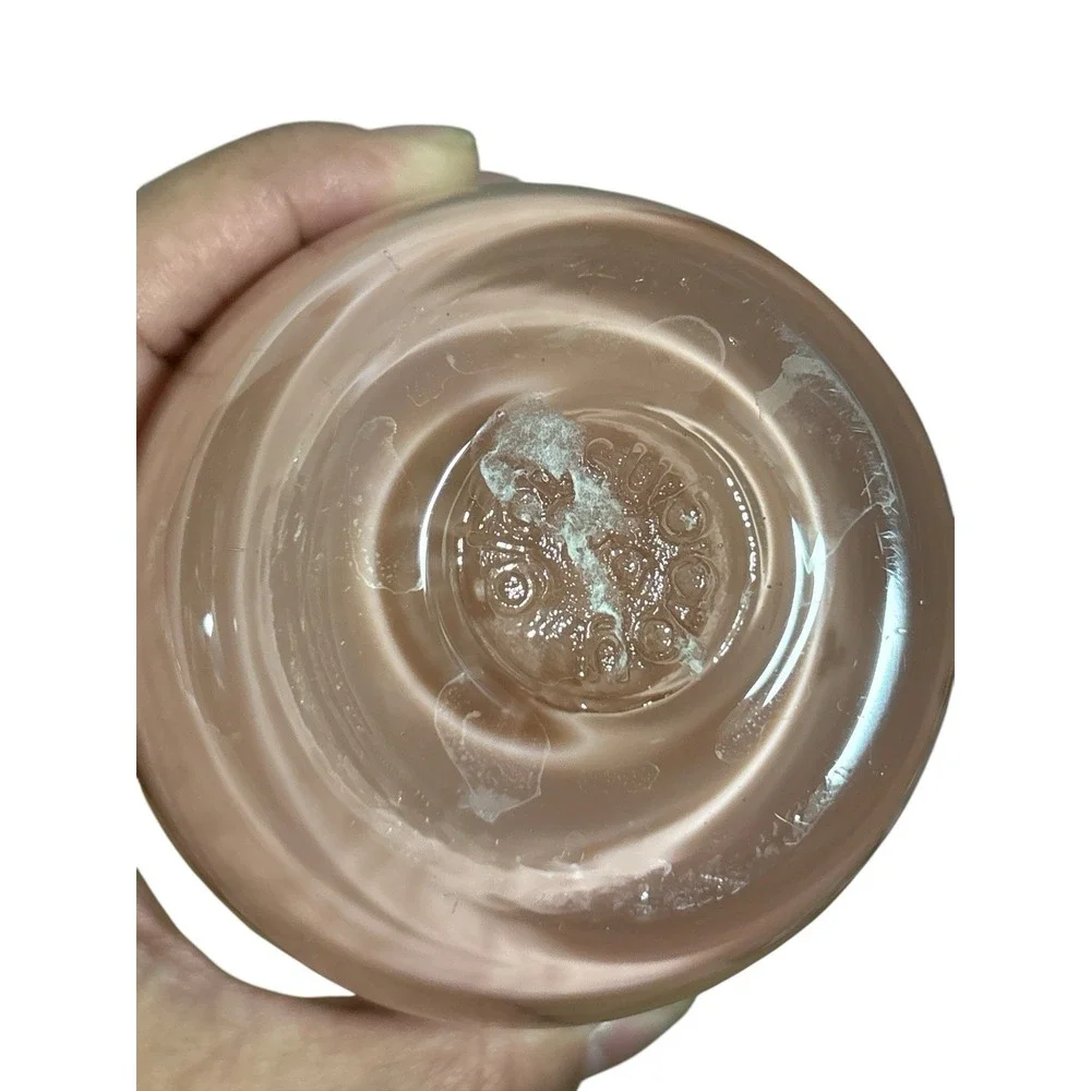 Glassybaby Triskelion Pink Goodness‎ Opaque Votive Hand Blown Candle Holder